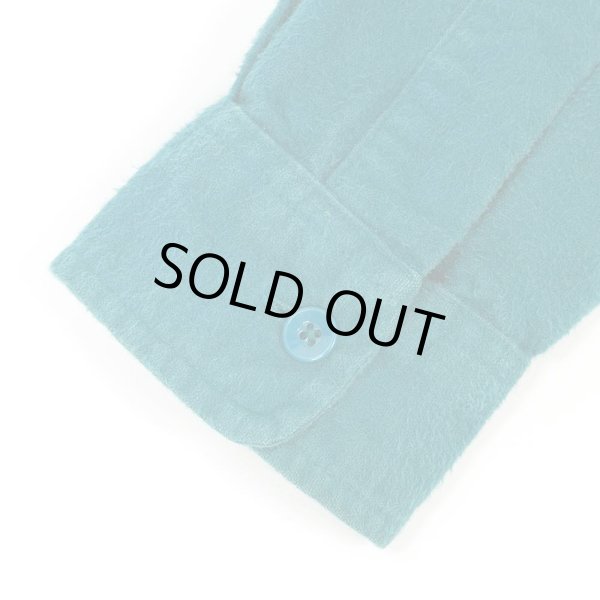 画像4: 80's L.L.Bean シャモアクロス ワークシャツ "MADE IN USA / TEAL" (4)