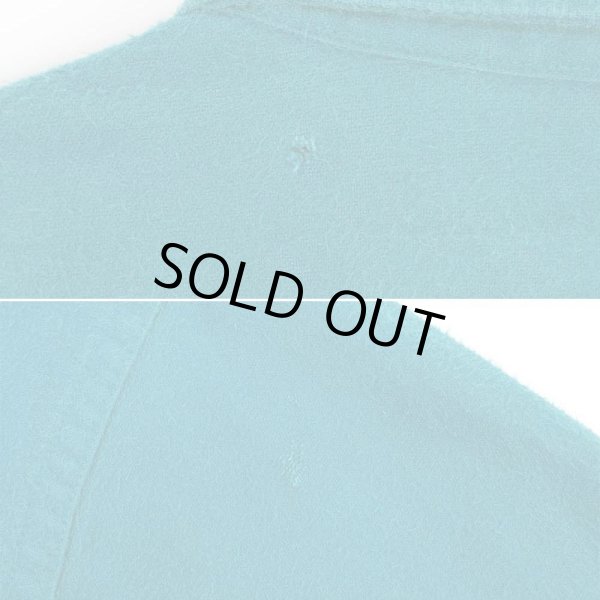 画像5: 80's L.L.Bean シャモアクロス ワークシャツ "MADE IN USA / TEAL" (5)