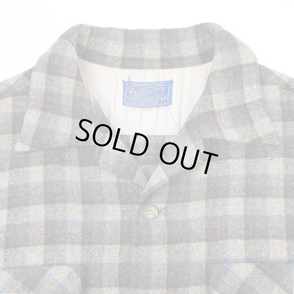 画像3: 50's Pendleton オープンカラー ウールシャツ "sizeL" (3)