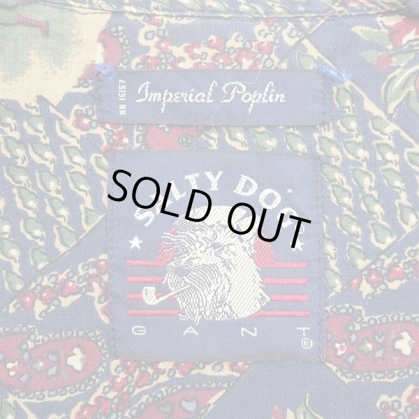 画像2: 90's GANT “SALTY DOG” オープンカラーシャツ (2)