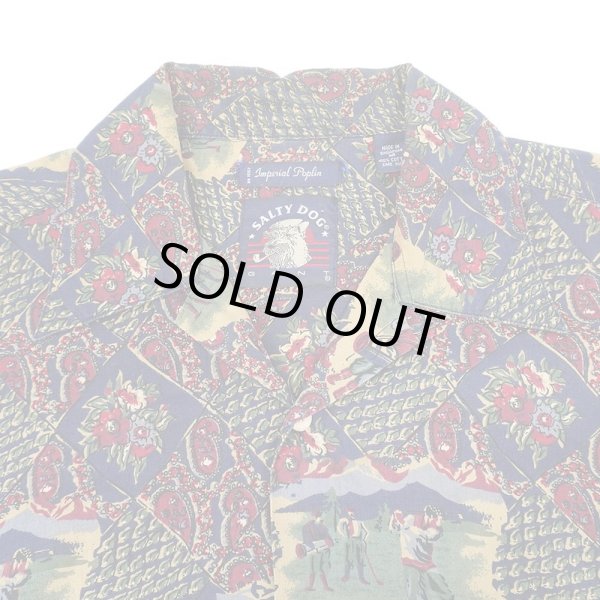 画像3: 90's GANT “SALTY DOG” オープンカラーシャツ (3)