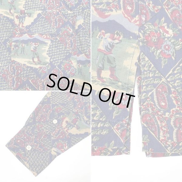 画像4: 90's GANT “SALTY DOG” オープンカラーシャツ (4)