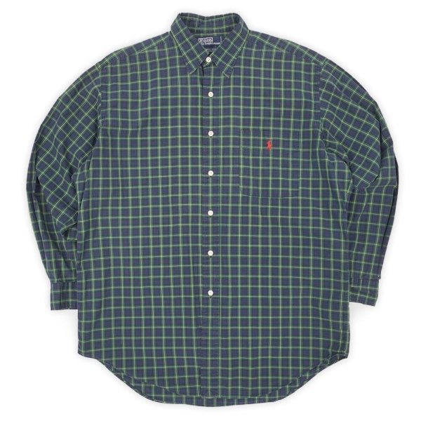 画像1: 90's Polo Ralph Lauren レギュラーカラーシャツ "LOWELL SPORT" (1)