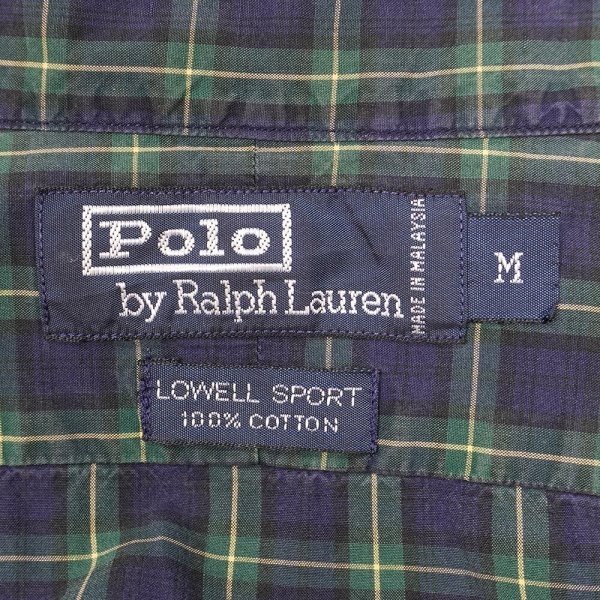 画像2: 90's Polo Ralph Lauren レギュラーカラーシャツ "LOWELL SPORT" (2)