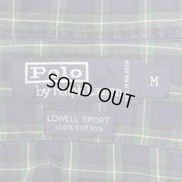 画像2: 90's Polo Ralph Lauren レギュラーカラーシャツ "LOWELL SPORT" (2)