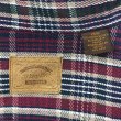 画像2: 90's ST JOHN'S BAY ヘビーネルシャツ "Burgundy×Navy Plaid" (2)