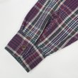 画像4: 90's ST JOHN'S BAY ヘビーネルシャツ "Burgundy×Navy Plaid" (4)