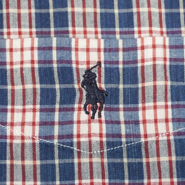 画像4: 90's Polo Ralph Lauren プルオーバー ボタンダウンシャツ “BLAIRE” (4)