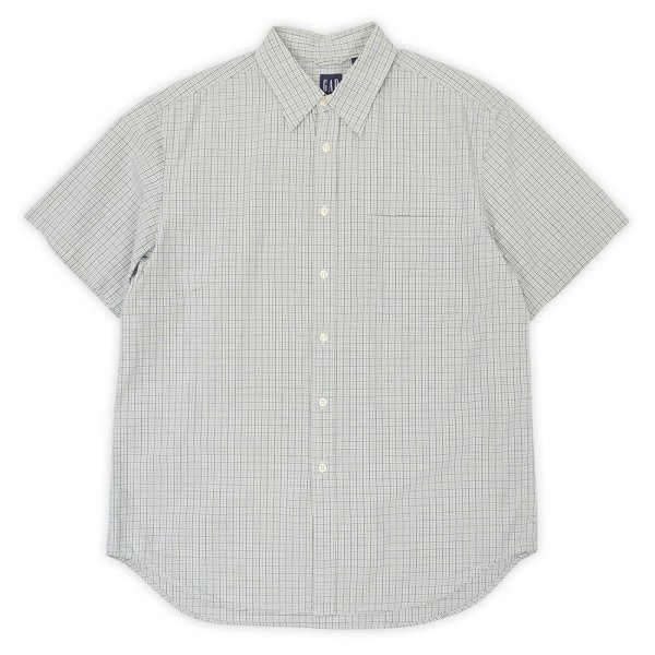 画像1: 00's OLD GAP S/S レギュラーカラーシャツ (1)