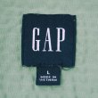 画像2: 00's GAP S/S シアサッカー オープンカラーシャツ (2)