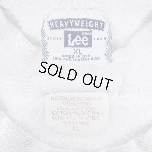 画像2: 90's Lee カレッジプリント スウェット "MADE IN USA" (2)