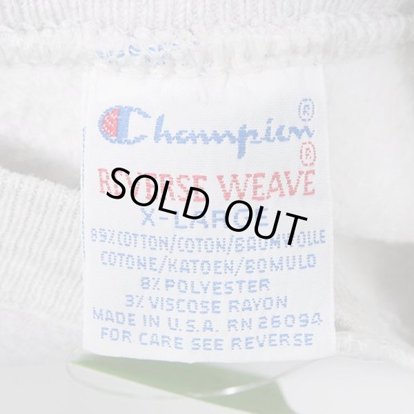 画像3: 90's Champion リバースウィーブ スウェット "両面プリント  / MADE IN USA" (3)