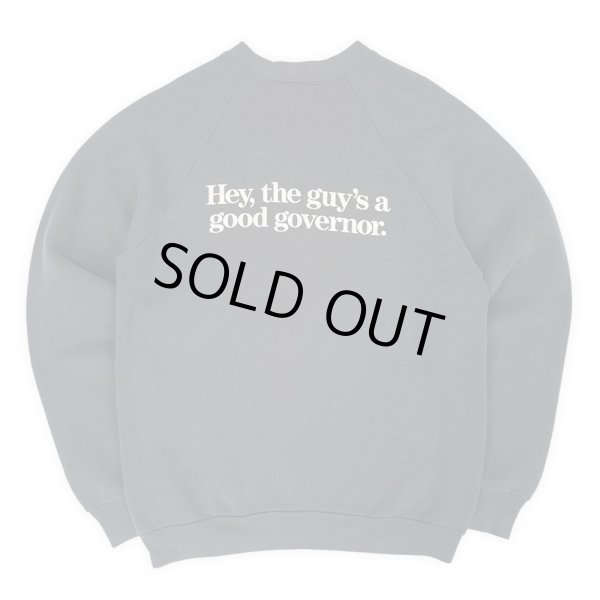 画像2: 90's Fruit of the loom プリントスウェット "MADE IN USA / FADE BLACK" (2)