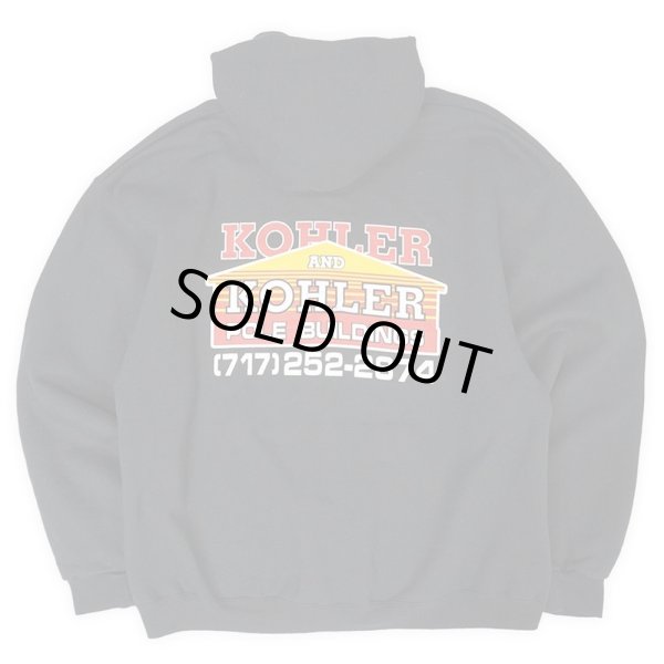 画像2: 00's KOHLER AND KOHLER POLE BUILDINGS フルジップ スウェットパーカー (2)