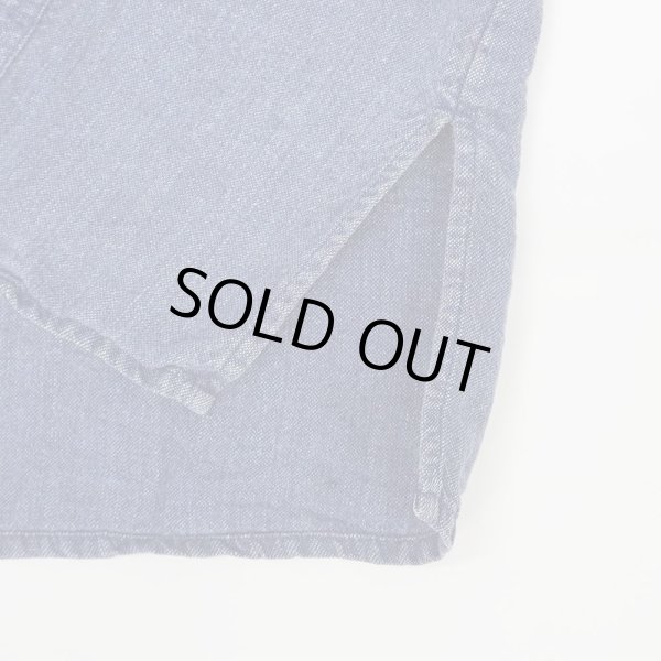 画像3: 00's Eddie Bauer インディゴリネンパーカー (3)