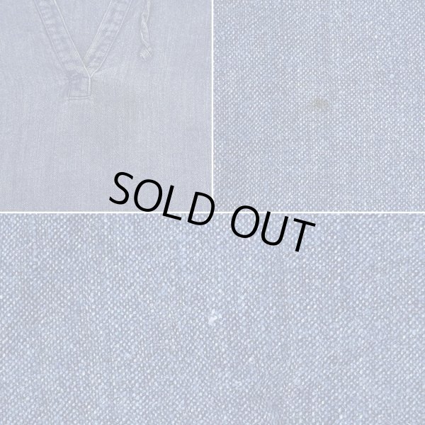 画像4: 00's Eddie Bauer インディゴリネンパーカー (4)