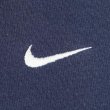 画像3: 00's NIKE スウォッシュロゴ刺繍 スウェットパーカー "FADE NAVY" (3)