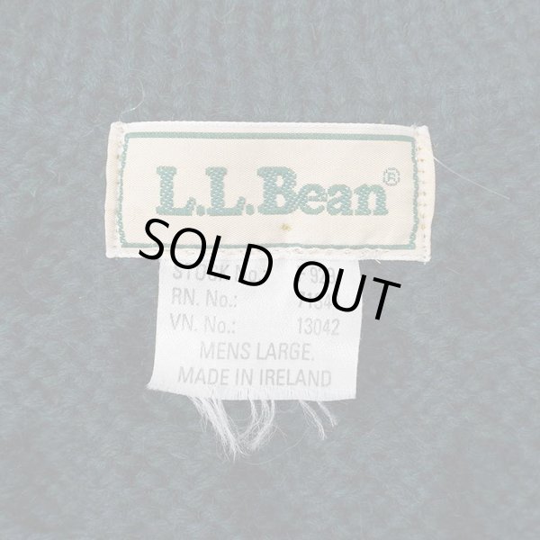 画像2: 90's L.L.Bean フィッシャーマンカーディガン "MADE IN IRELAND" (2)
