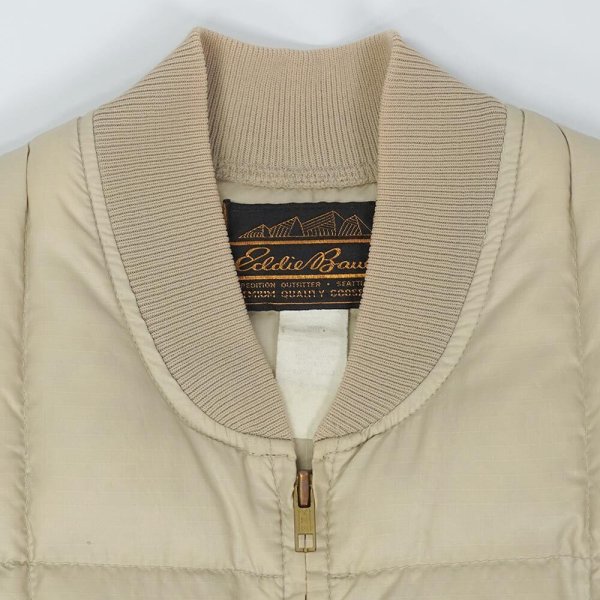 画像3: 80's Eddie Bauer ダウンベスト "TAN" (3)