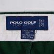 画像4: 90's Polo Ralph Lauren 2タック チノトラウザ― “Classic Golf Pant / GREEN” (4)