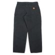 画像2: 00's Carhartt フランネルライナー ダックペインターパンツ "BLACK / W36 L32" (2)