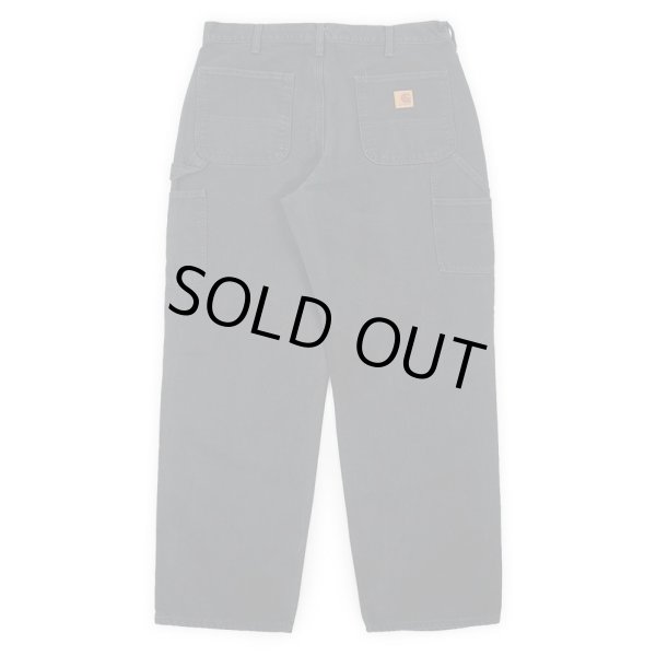 画像2: 00's Carhartt フランネルライナー ダックペインターパンツ "BLACK / W36 L32" (2)