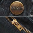 画像5: 00's Carhartt フランネルライナー ダックペインターパンツ "BLACK / W36 L32" (5)