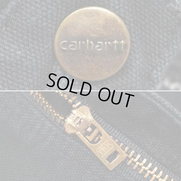 画像5: 00's Carhartt フランネルライナー ダックペインターパンツ "BLACK / W36 L32" (5)