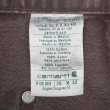 画像3: 00's Carhartt ダブルニー ダックペインターパンツ “DARK BROWN” (3)