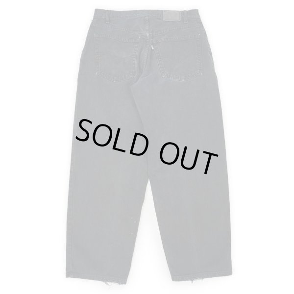 画像2: 90's Levi's SilverTab ブラックデニムパンツ "Baggy / W33 L30" (2)