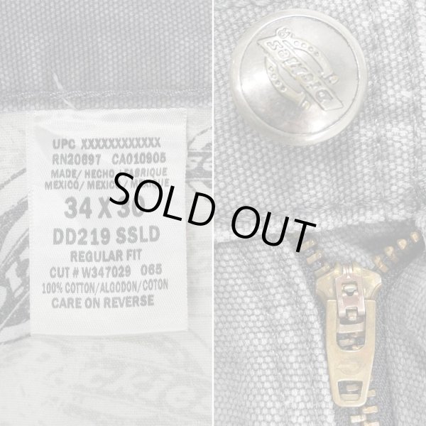 画像4: 00's Dickies ダブルニー ダックワークパンツ "W34 L30" (4)