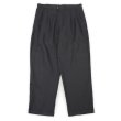画像1: 90's DOCKERS 2タック コットンリネントラウザー "MADE IN USA / BLACK / W36 L29" (1)
