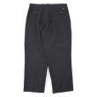 画像2: 90's DOCKERS 2タック コットンリネントラウザー "MADE IN USA / BLACK / W36 L29" (2)