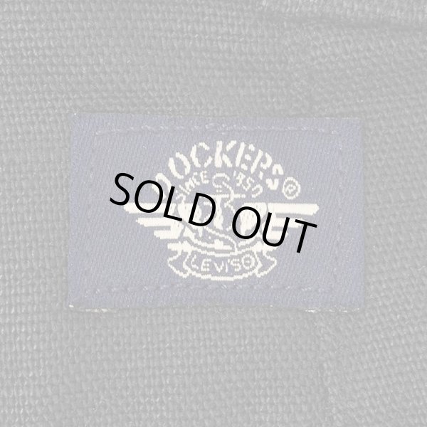 画像3: 90's DOCKERS 2タック コットンリネントラウザー "MADE IN USA / BLACK / W36 L29" (3)