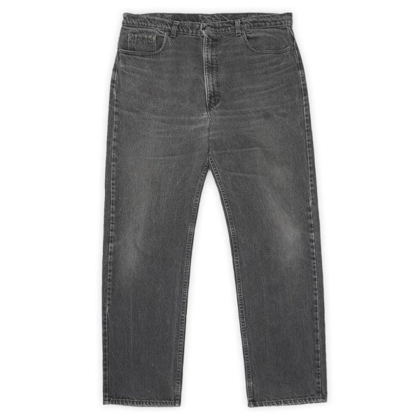 画像1: Early 90's Levi's 505 サルファ染め ブラックデニムパンツ "MADE IN USA / W40 L32" (1)