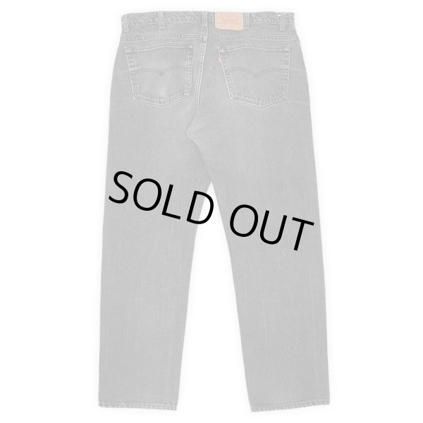 画像2: Early 90's Levi's 505 サルファ染め ブラックデニムパンツ "MADE IN USA / W40 L32" (2)