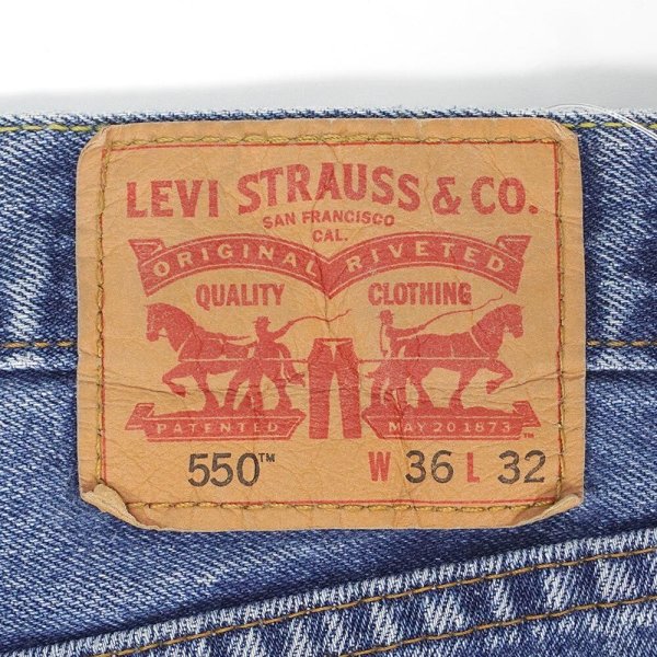 画像3: 00's Levi's 550 デニムパンツ "W36 L32" (3)