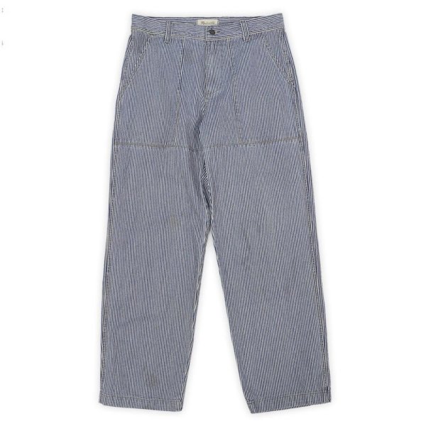 画像1: 00's MADEWELL ヒッコリーストライプ柄 ベイカーパンツ (1)