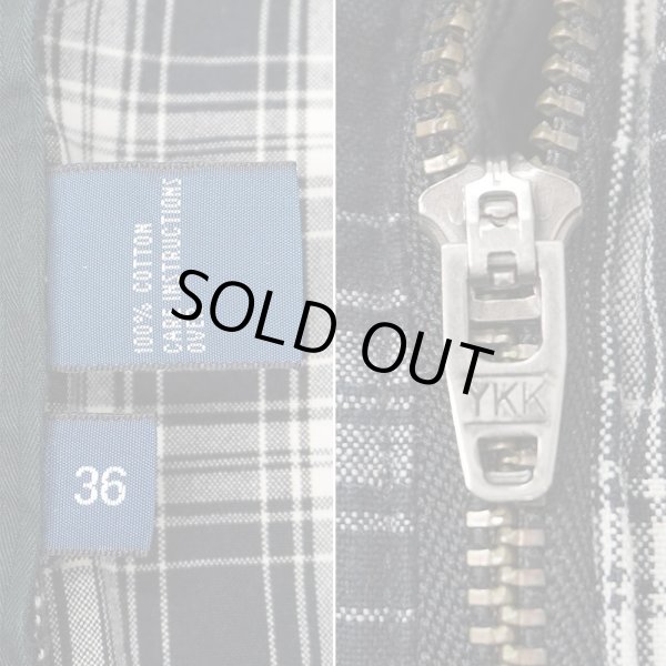 画像4: 00's Polo Ralph Lauren ノータックショーツ "Black Plaid" (4)