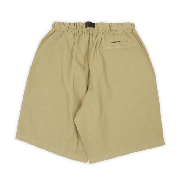 画像2: 90's STEEL BRIDGE ヘビーオンスツイル ショーツ "BEIGE / MADE IN USA / DEADSTOCK" (2)