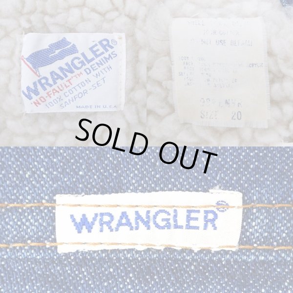 画像3: 70's Wrangler デニムランチジャケット "MADE IN USA / 真紺" (3)