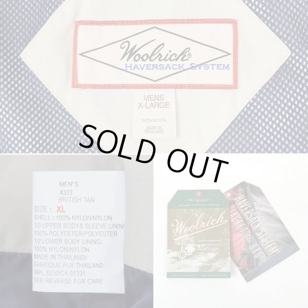 画像4: 90's WOOLRICH ナイロンジャケット "HAVERSACK SYSTEM / DEADSTOCK" (4)