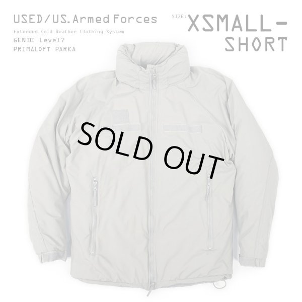 画像1: 【XSMALL-SHORT】19's US.Armed Forces ECWCS LEVEL7 プリマロフトパーカー (1)