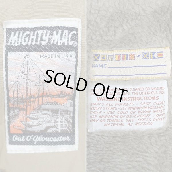 画像3: 70's MIGHTY MAC ボアライナー フーディージャケット "MADE IN USA" (3)