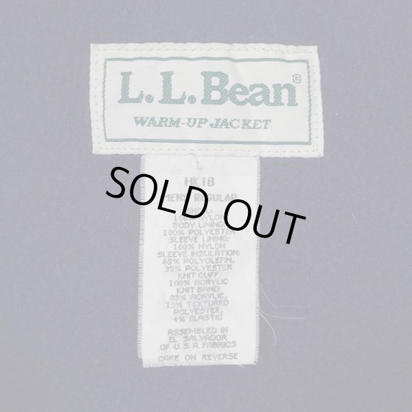 画像2: 90's L.L.Bean ウォームアップジャケット "NAVY" (2)