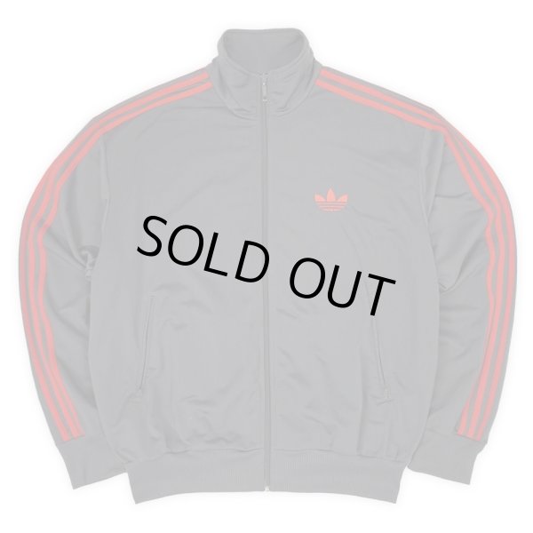画像1: 00's adidas トラックジャケット "CHARCOAL×RED" (1)