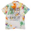 画像1: 90's Fruit of the loom タイダイ染めプリントTシャツ "MADE IN USA" (1)