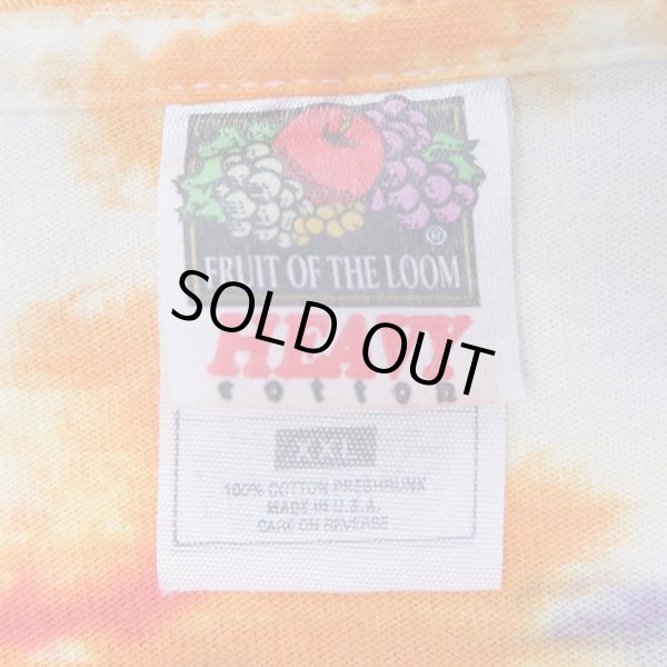 画像3: 90's Fruit of the loom タイダイ染めプリントTシャツ "MADE IN USA" (3)