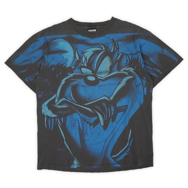 画像1: 90's LOONEY TUNES オールオーバープリントTシャツ "MADE IN USA" (1)