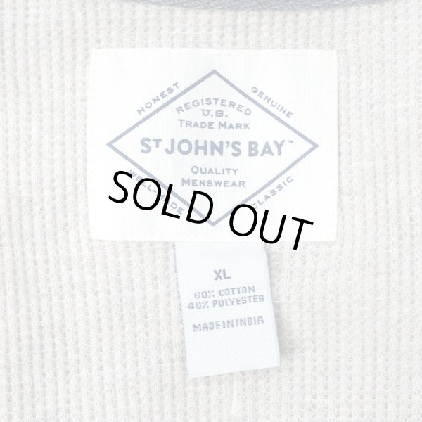 画像2: 00's ST JOHN'S BAY ヘンリーネック サーマルカットソー "DEADSTOCK" (2)